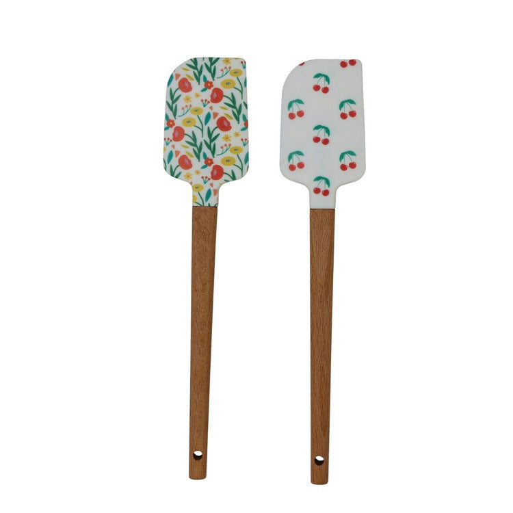 Silicone & Wood Spatula