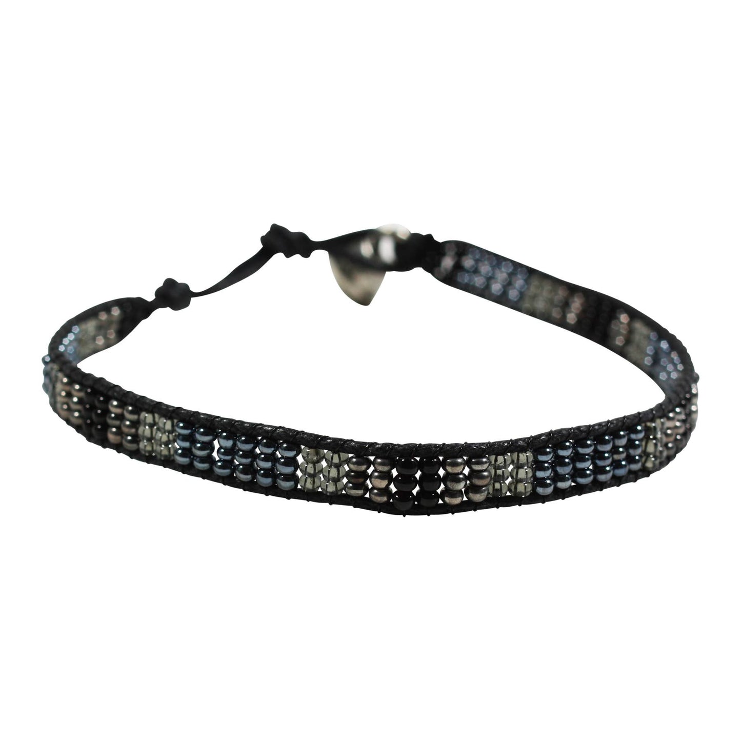 3 Row Button Bracelet