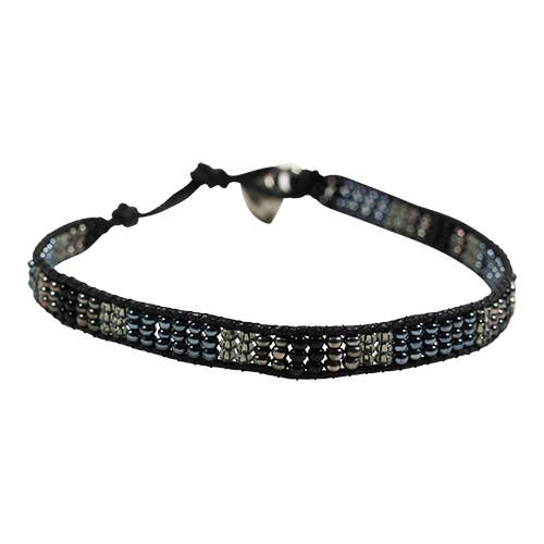 3 Row Button Bracelet