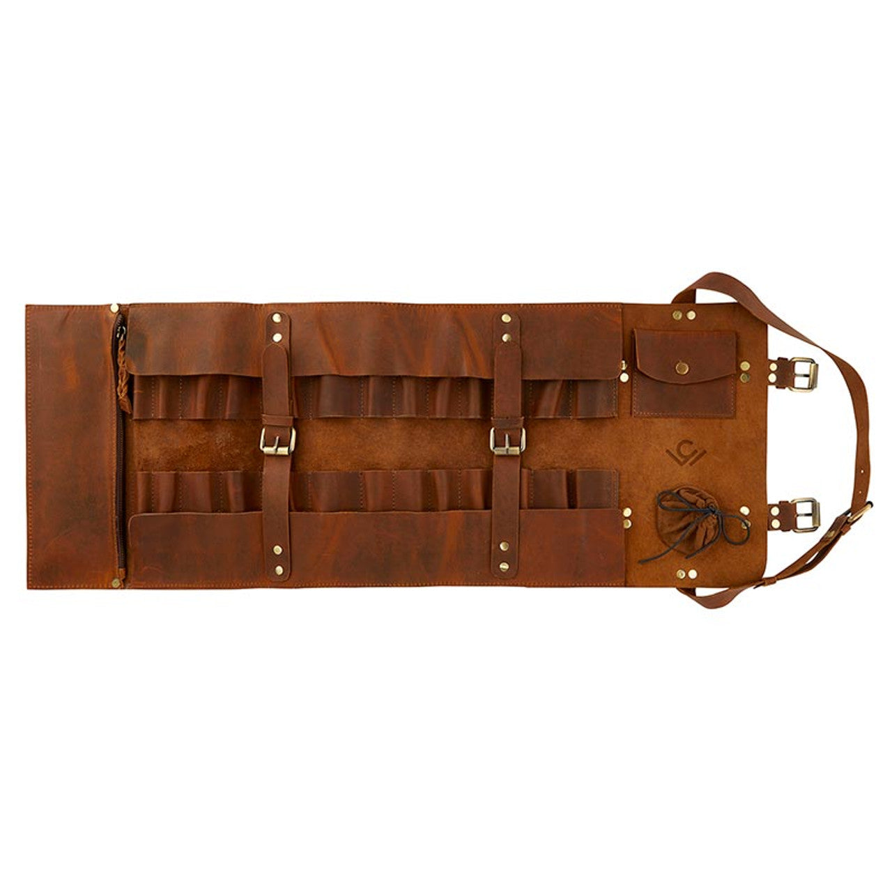 Buffalo Leather Tool Roll