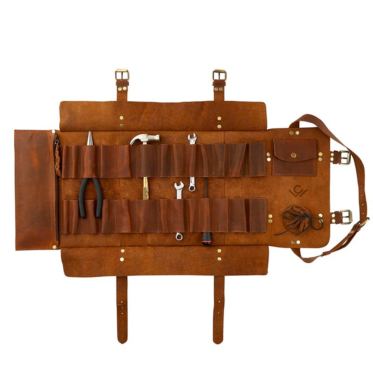 Buffalo Leather Tool Roll