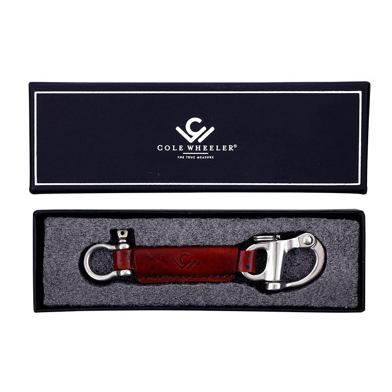 Leather Keychain Clip