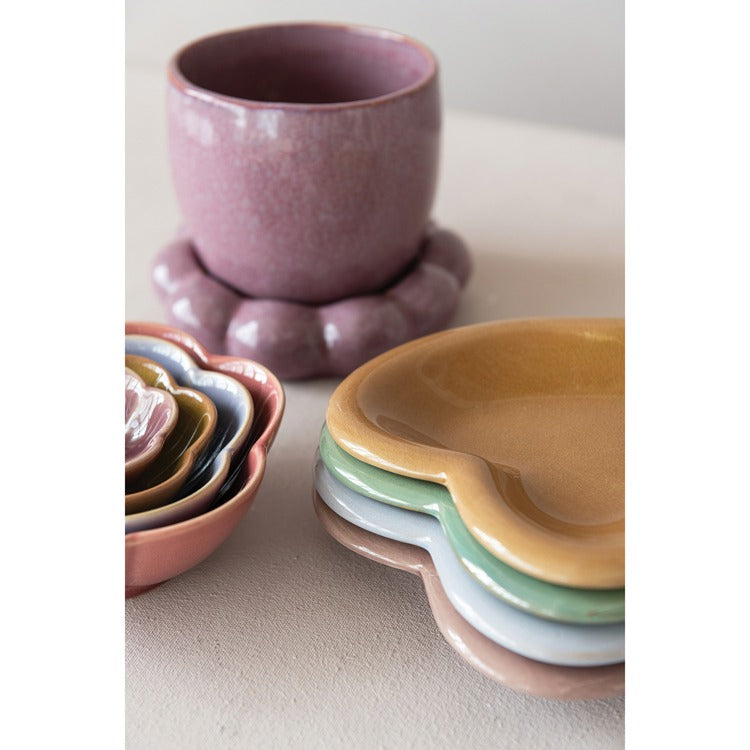 Stoneware Heart Dish