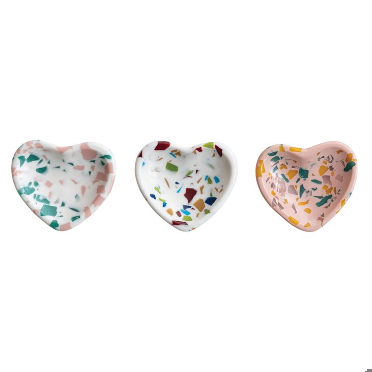 Resin Heart Dish