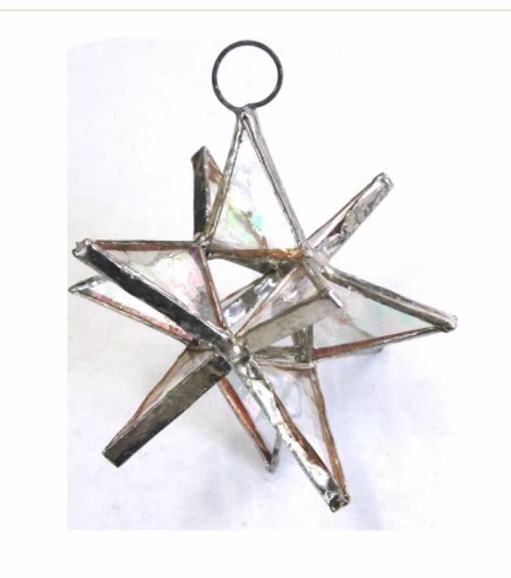 Moravian Handmade Stained Glass Star