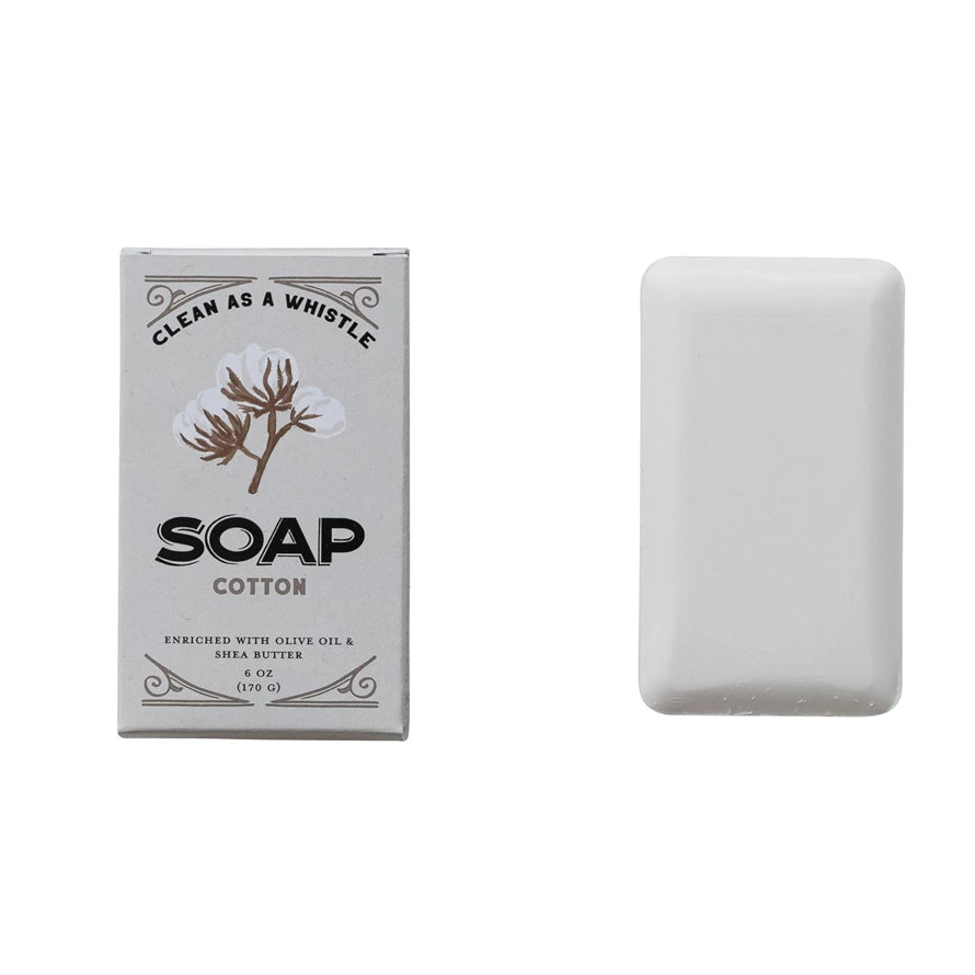 Cotton Scented Triple Milled Bar Soap