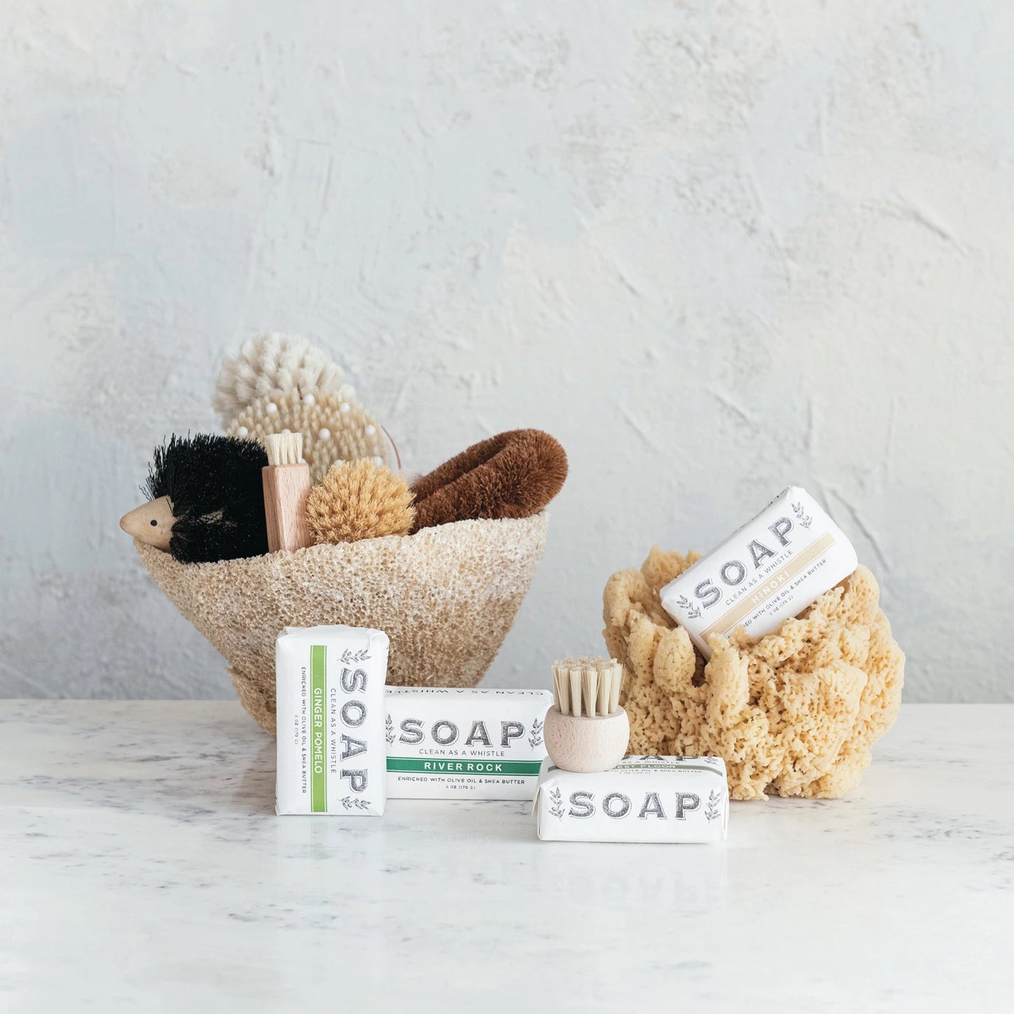 Ginger Pomelo Scented Olive Oil & Shea Butter Milled Bar Soap