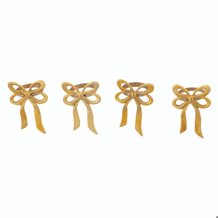 Brass Bow Shaped Napkin Ring