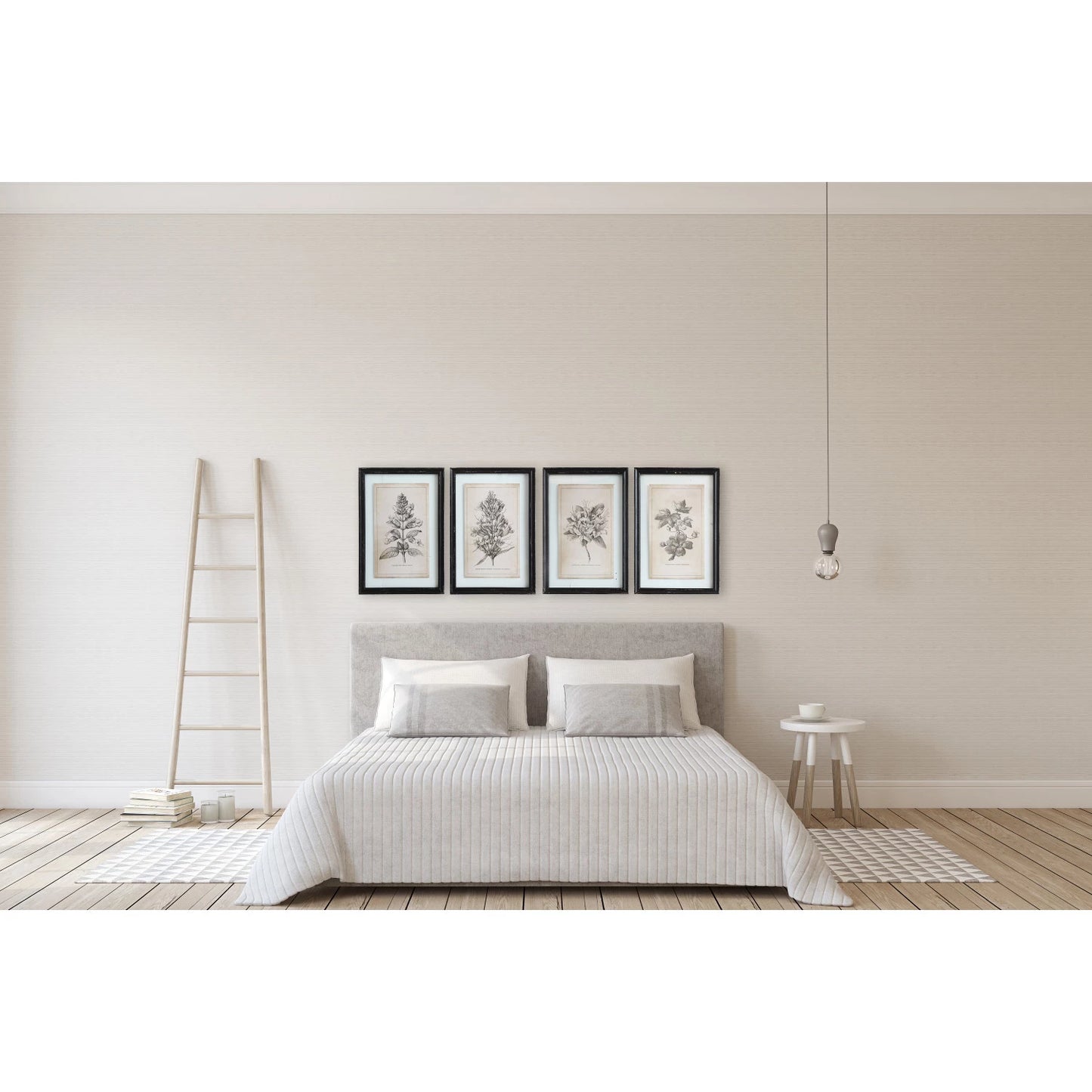 Framed Floral Wall Decor, 4 Styles