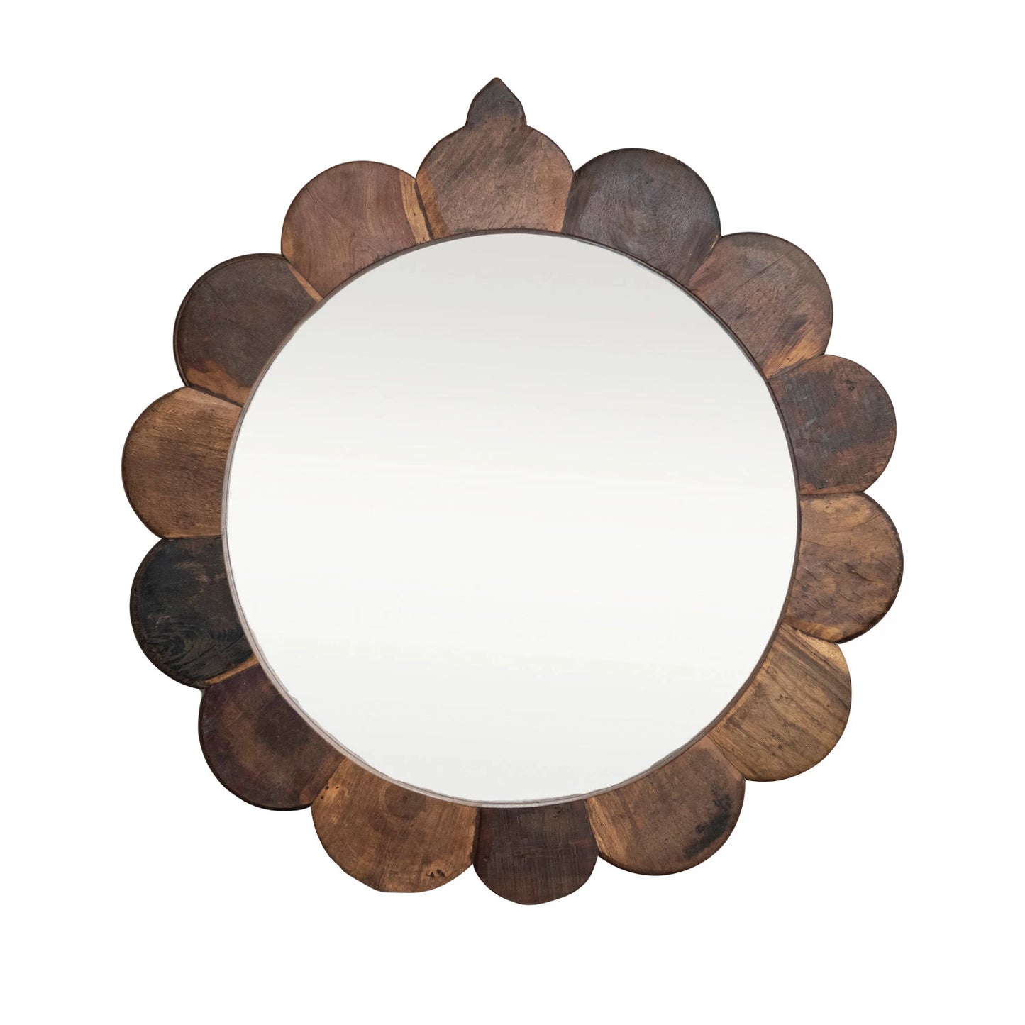Vintage Wood Framed Mirror