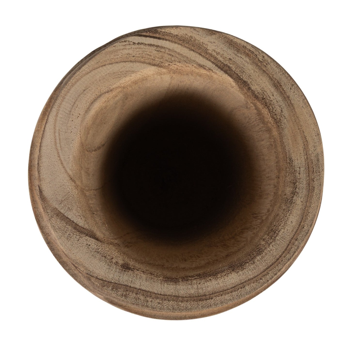 Decorative Carved Paulownia Wood Vase