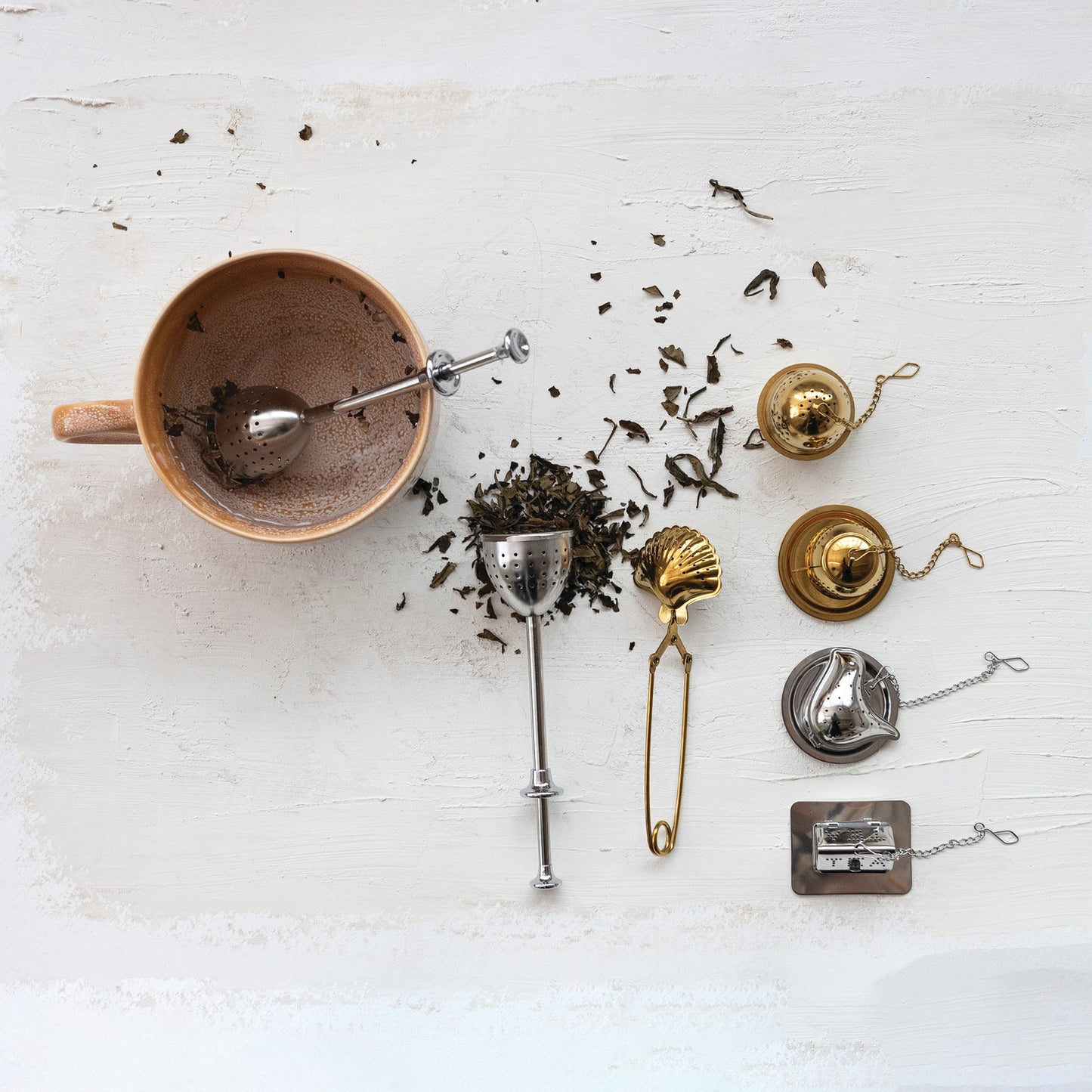 Stainless Steel Shaped Loose Tea Infuser, 4 Styles