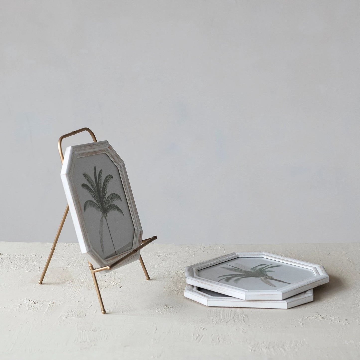 Gold Finish Metal Easel