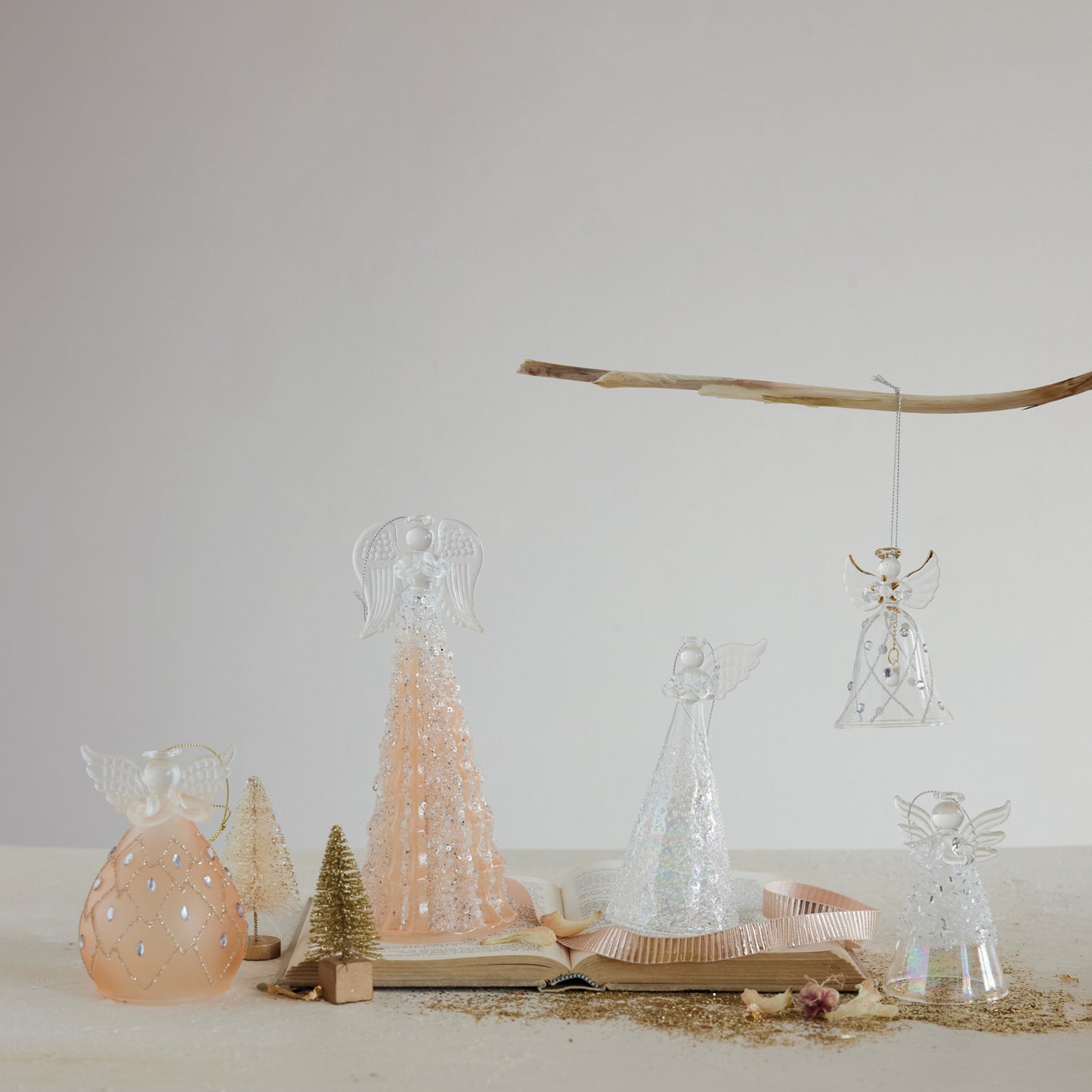 Glass Angel Ornament