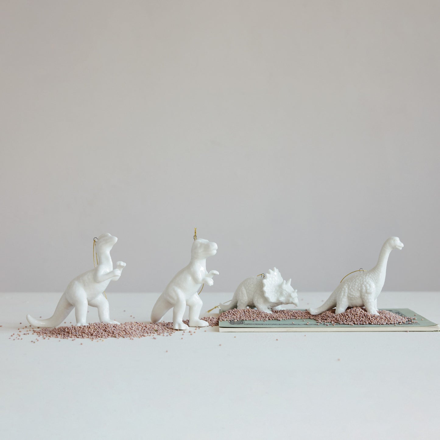 Stoneware Dinosaur Ornament