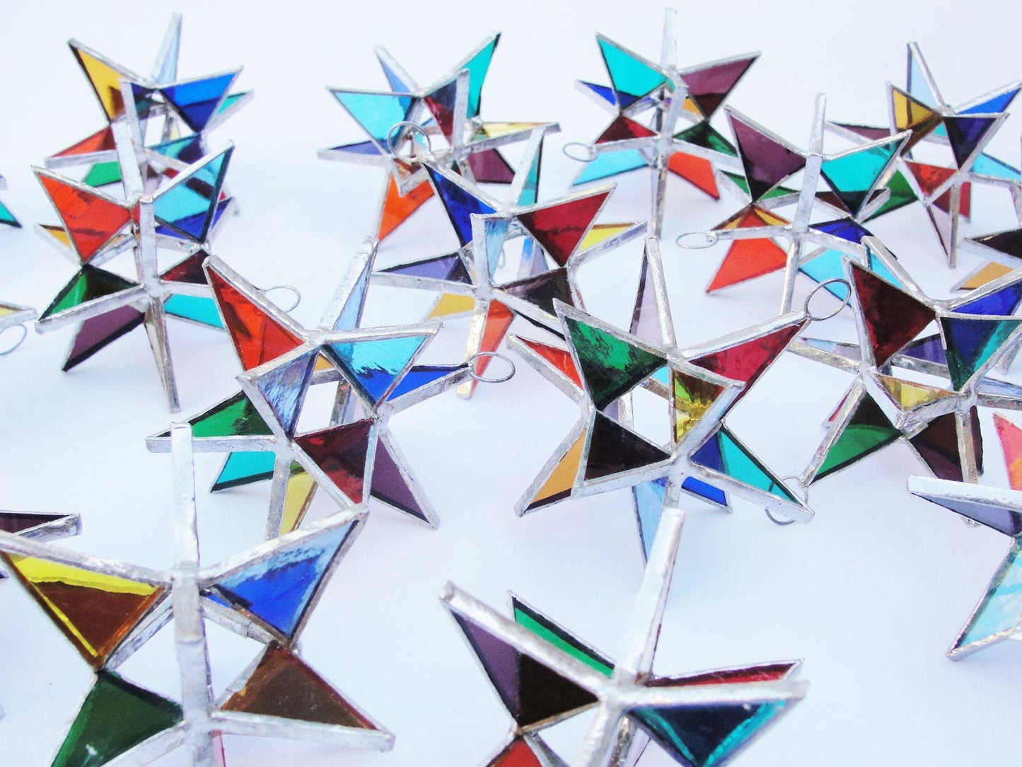 Moravian Handmade Stained Glass Star