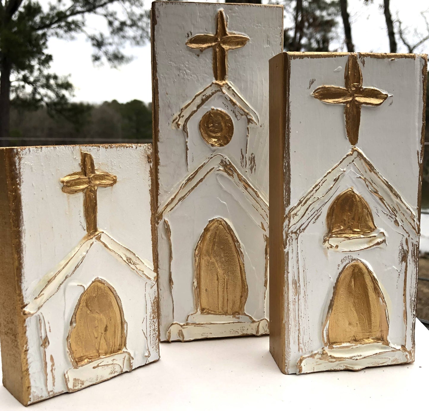 Hand Painted Churches