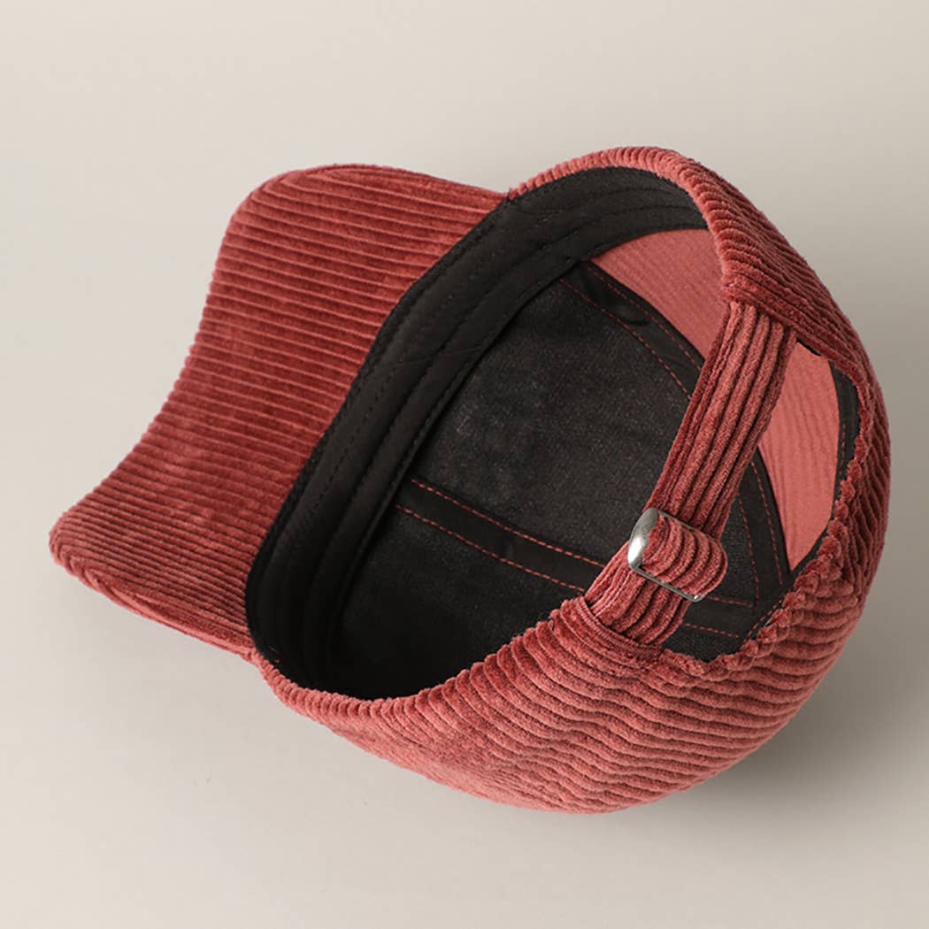 BLESSED Embroidered Corduroy Baseball Cap