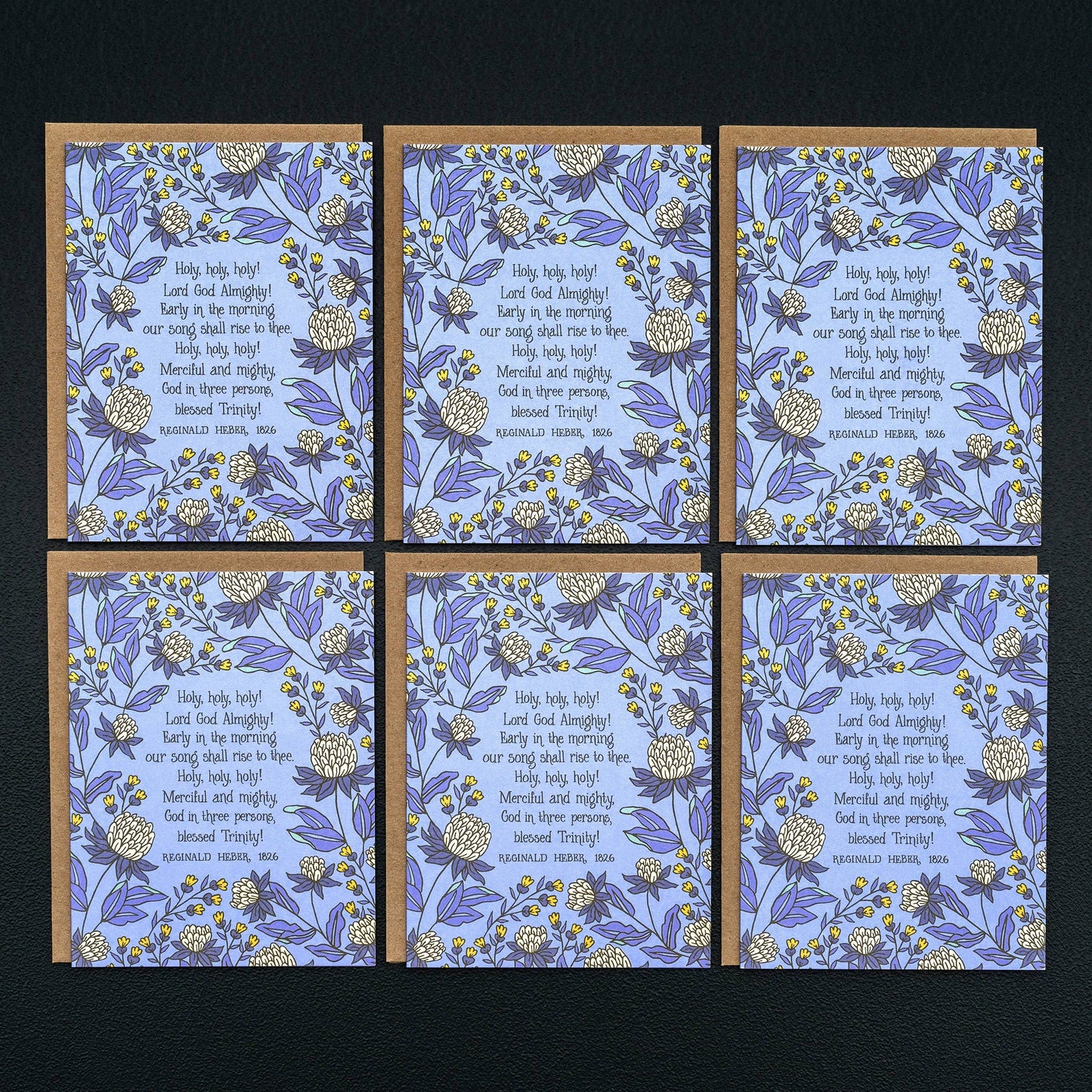 6 Hymn Greeting Cards - Holy, Holy, Holy!