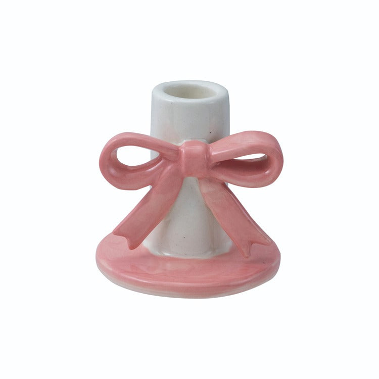Stoneware Taper Candle Holder