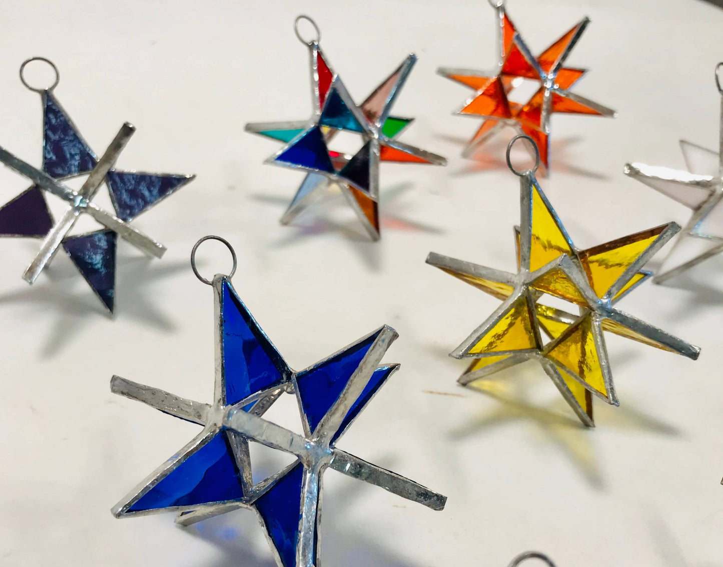 Moravian Handmade Stained Glass Star