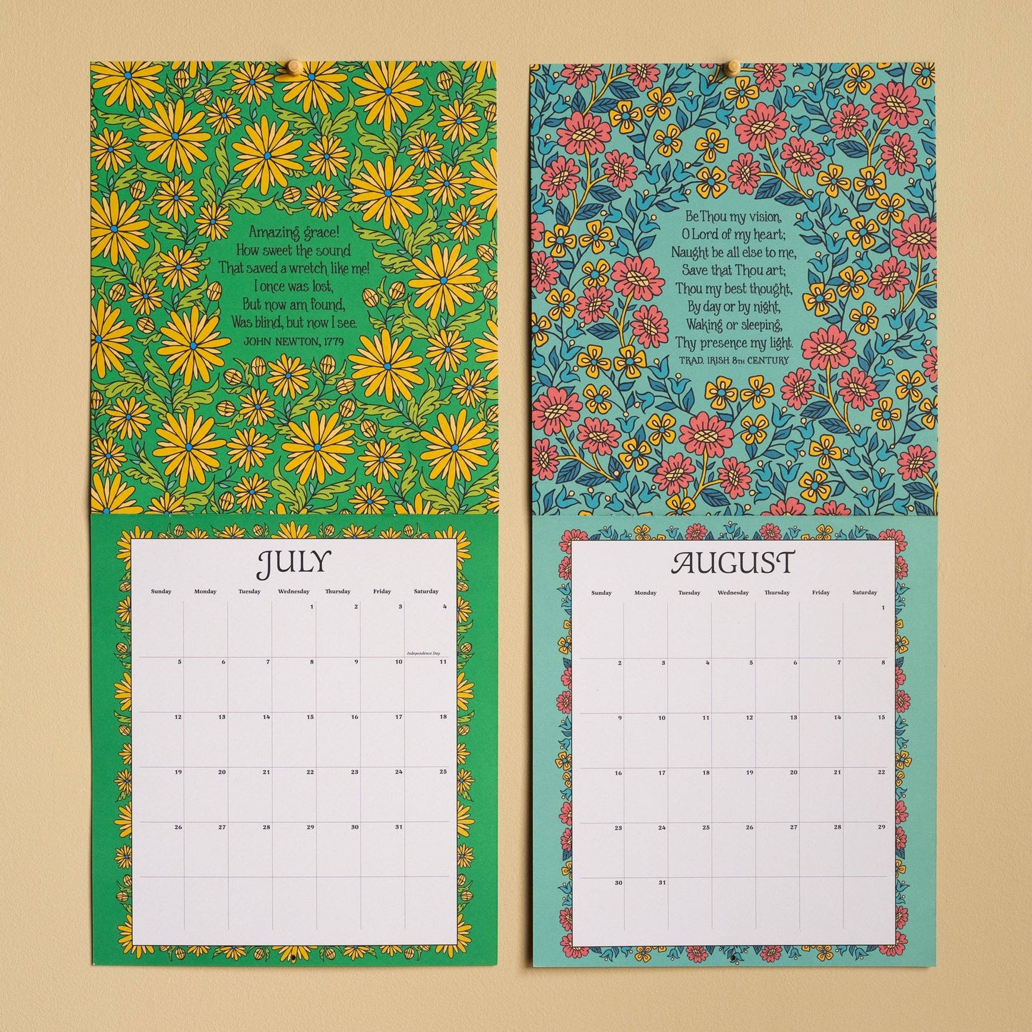 2026 Big Hymn Calendar