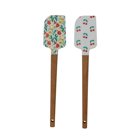Silicone & Wood Spatula
