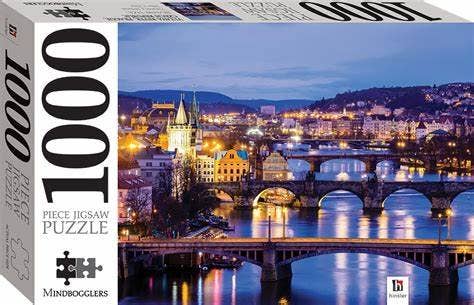 Vltava River, Prague, Czech Republic 1000 Piece Puzzle