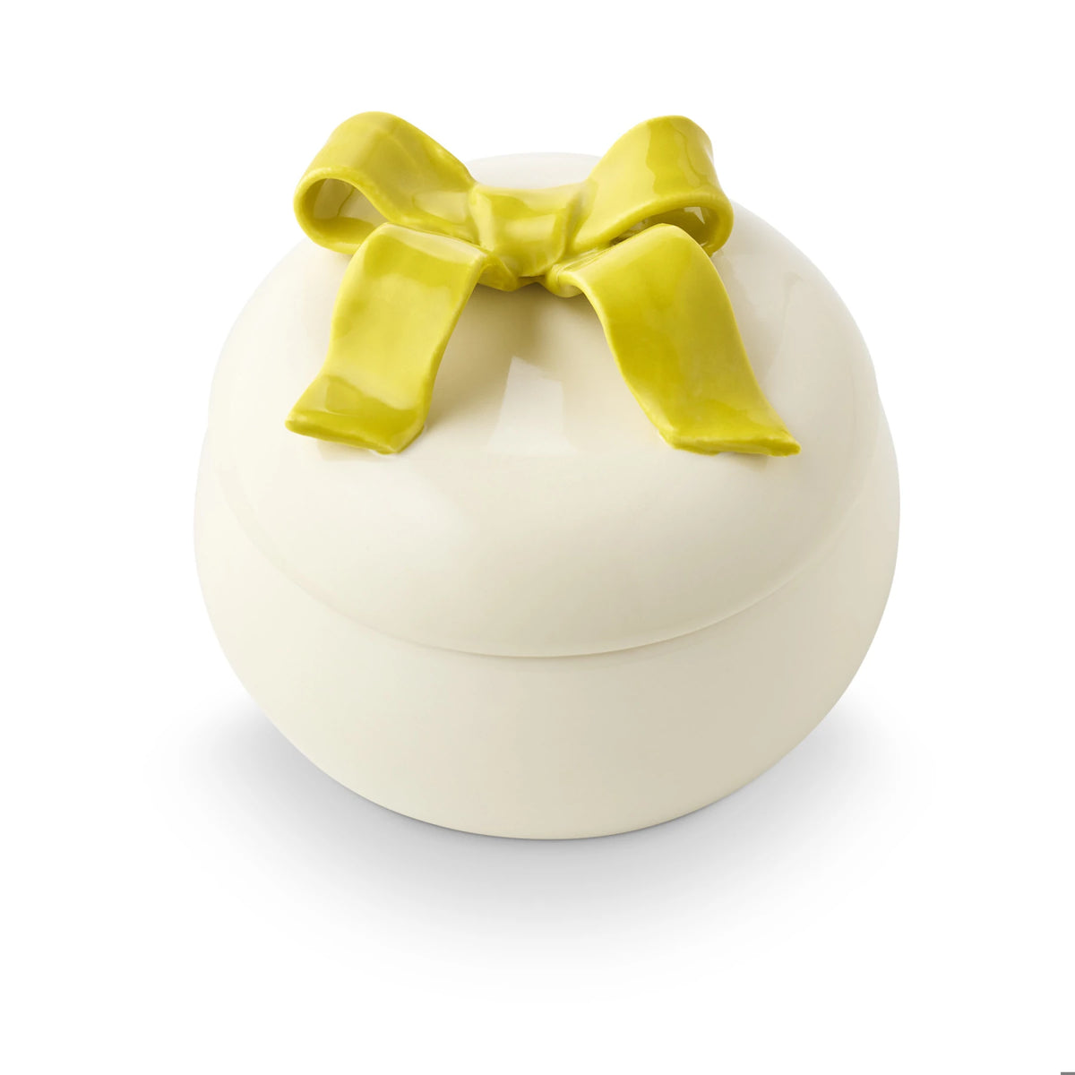 Candle in Ceramic Bowl with Bow