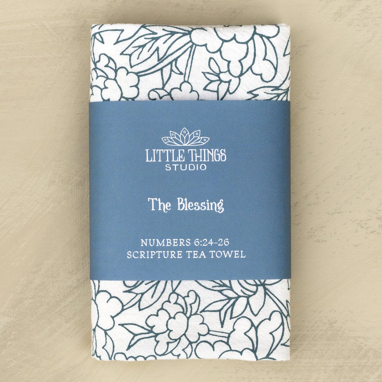 The Blessing Scripture Tea Towel (CSB) — Numbers 6