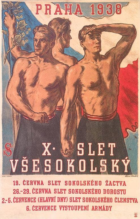 Greeting Card Poster for Czech Track Meet