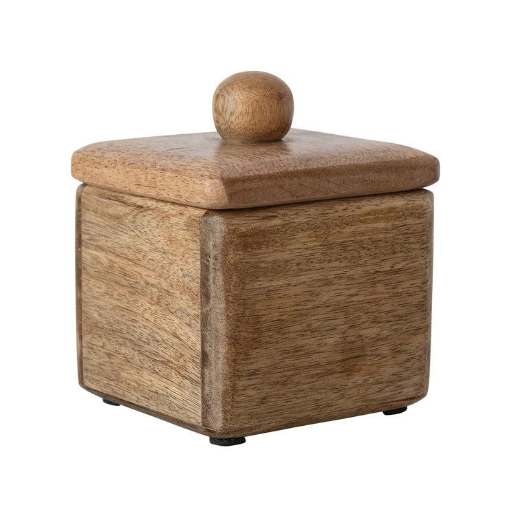 Mango Wood Box with Lid