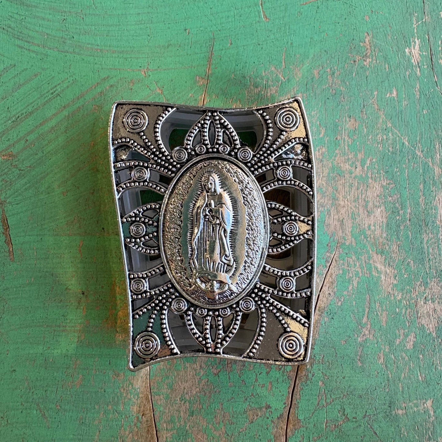 Rosary Or Keepsake Box With Image Of Our Lady