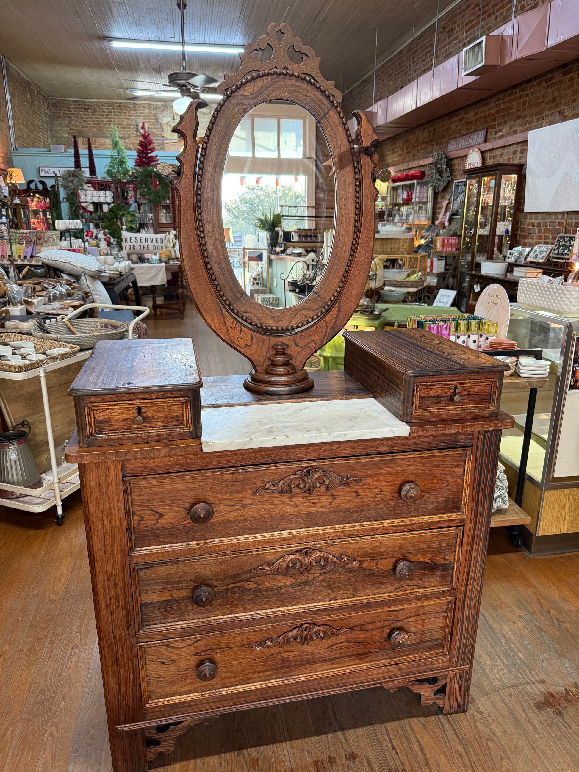 Antique Eastlake Walnut Dresser Antique Eastlake Walnut Dresser