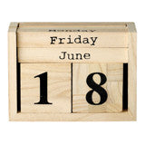 Wooden Perpetual Calendar