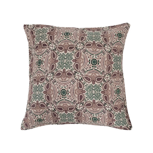Recycled Cotton Blend Printed Pillow