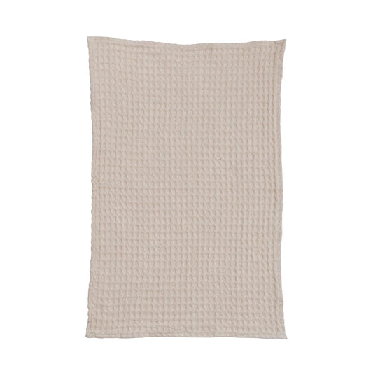 Stonewashed Cotton Waffle Weave Tea Towel