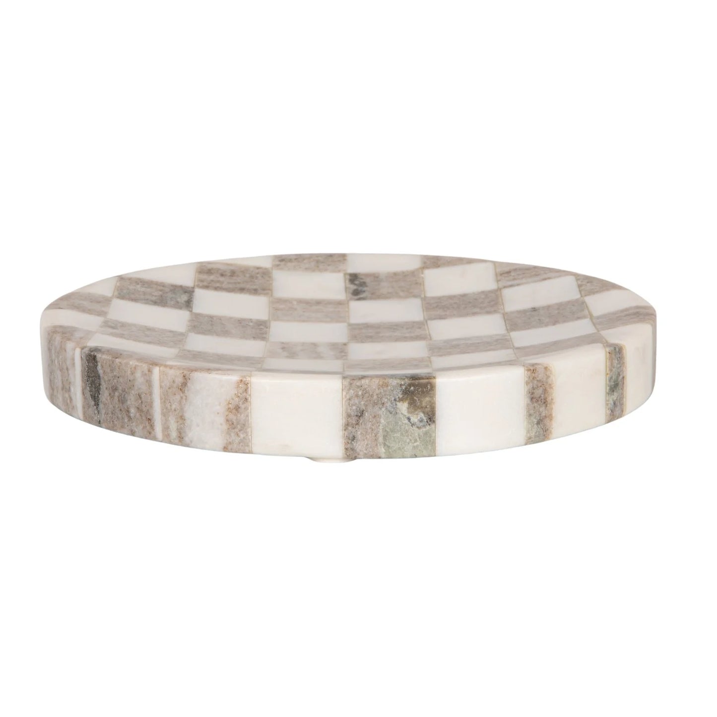 Marble Checkered Cheese/Serving Tray