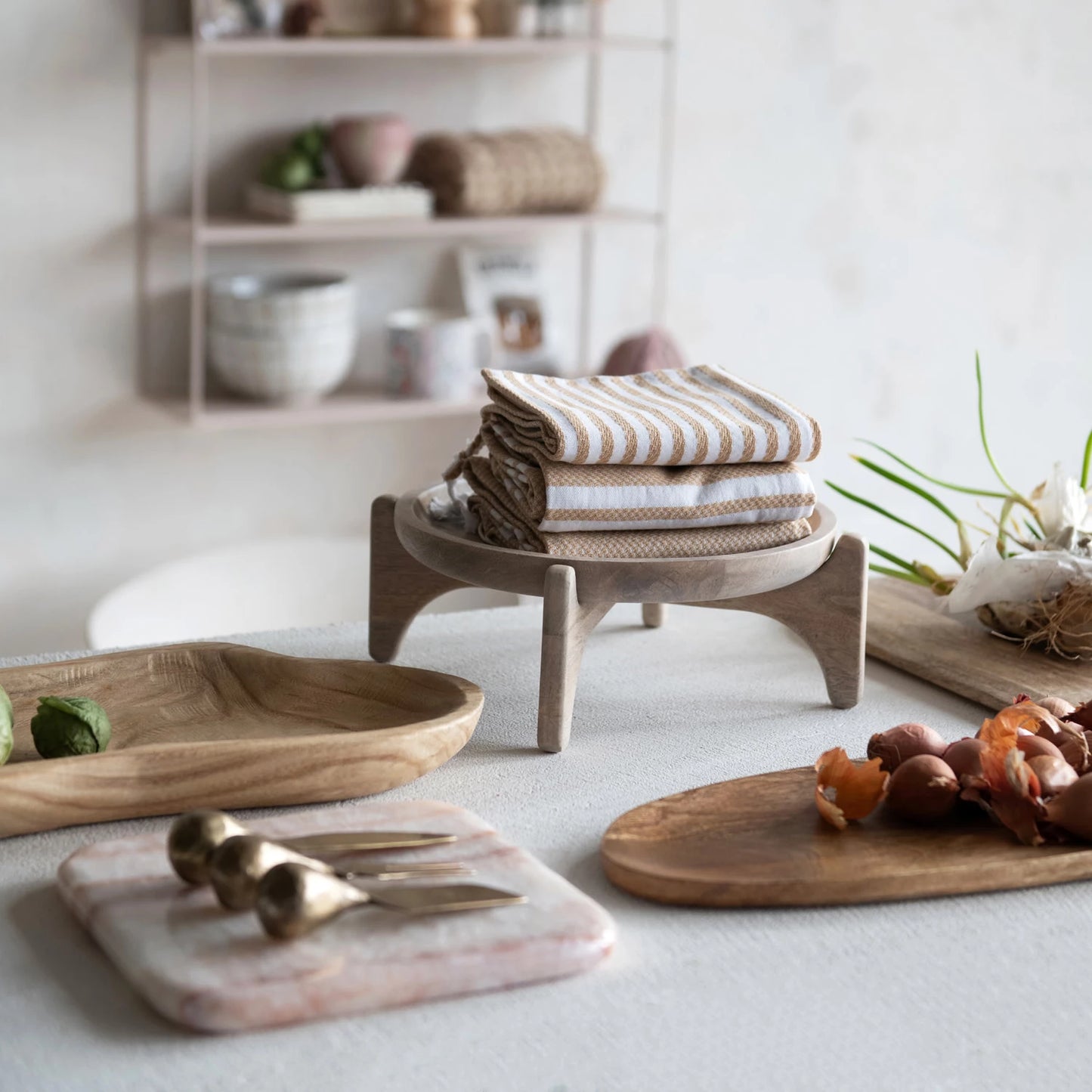 Oval Mango Wood Tray