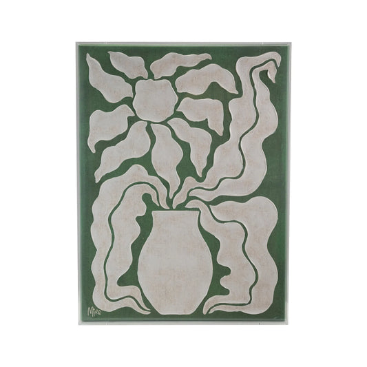 Hand-Painted Acrylic Framed Canvas Wall Décor