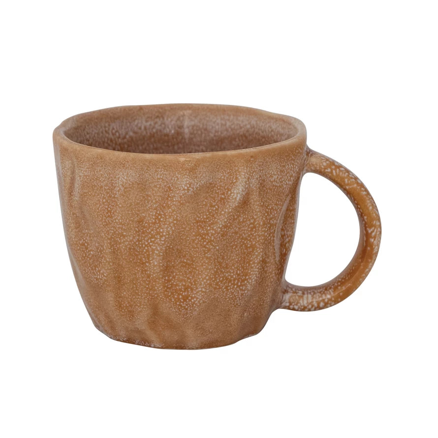 Debossed Stoneware Mug