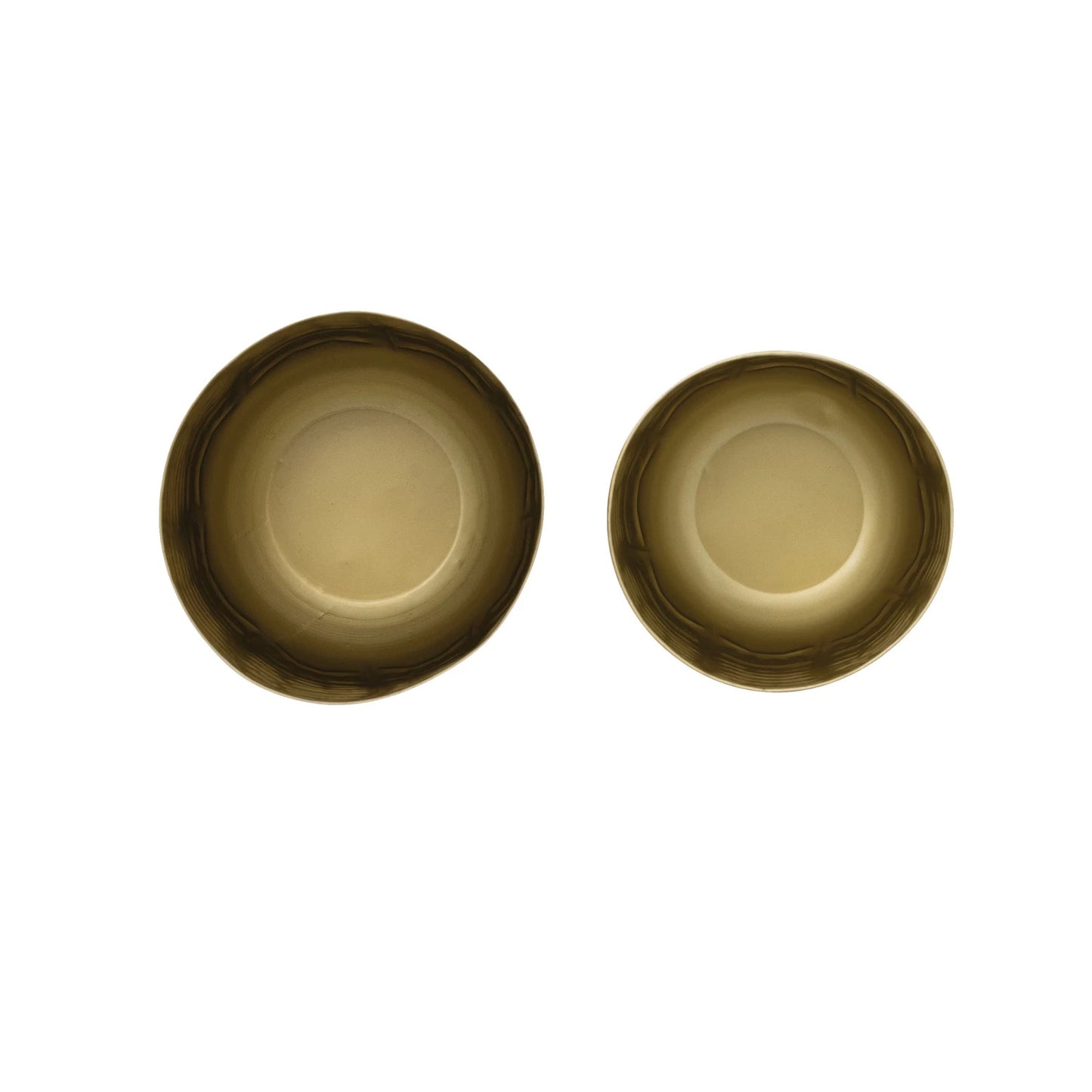Debossed Metal Planters, 2 Sizes