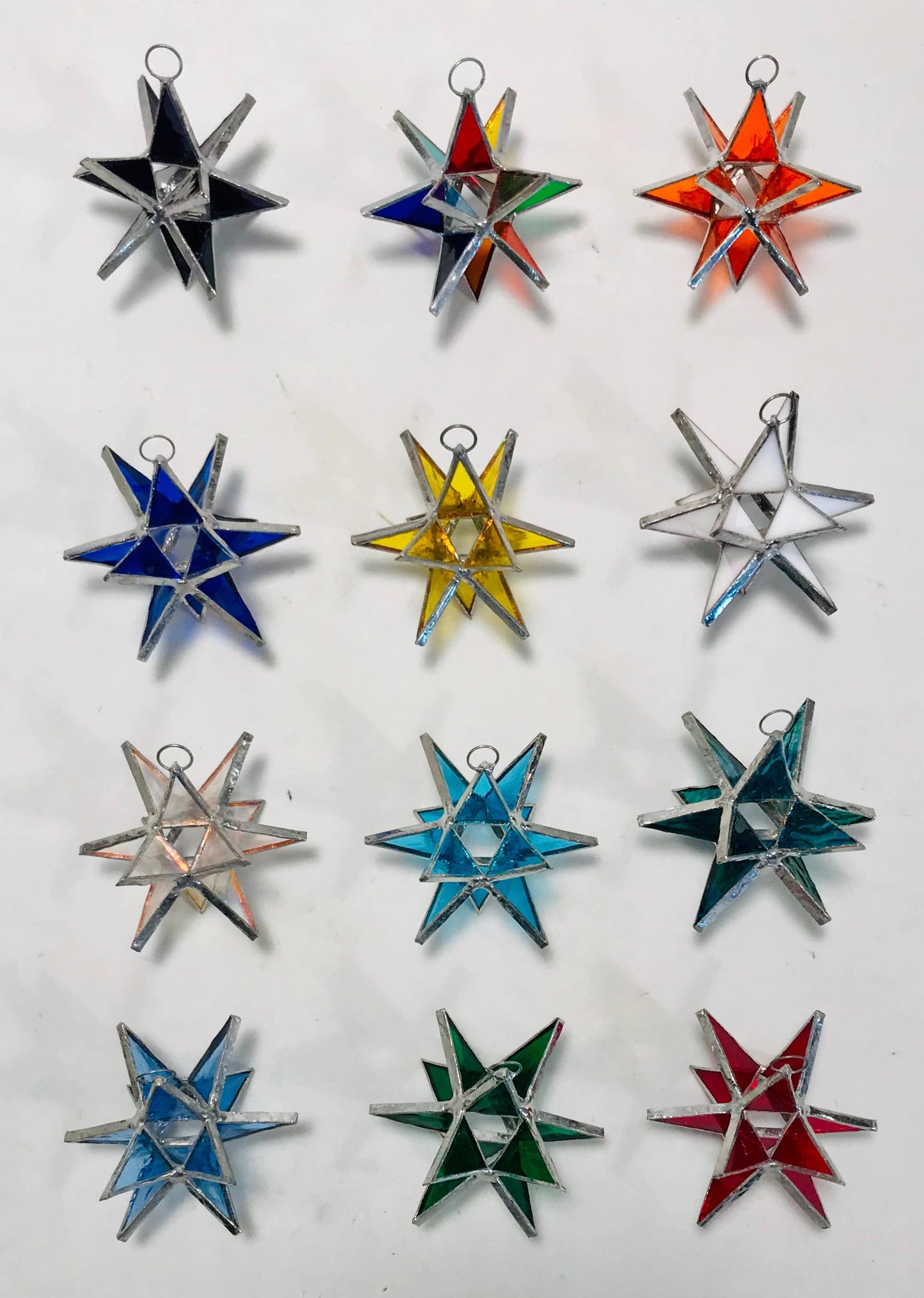Moravian Handmade Stained Glass Star