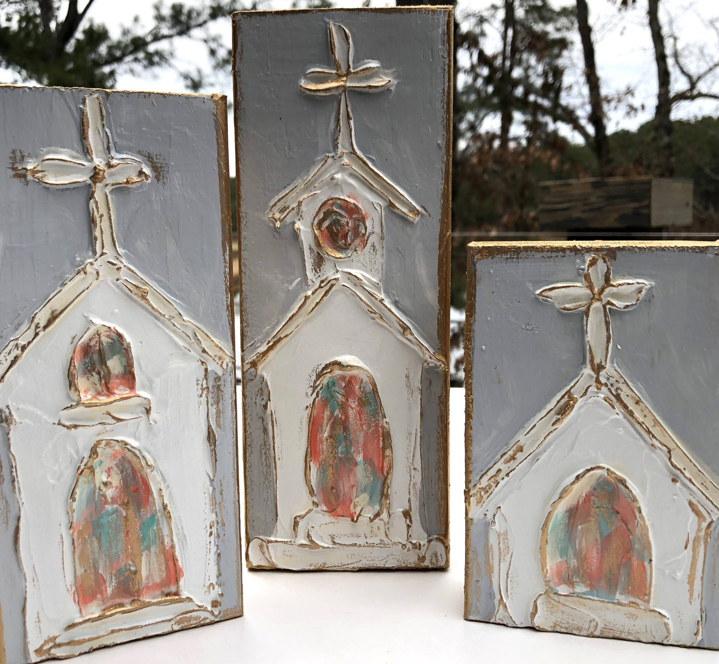Hand Painted Churches