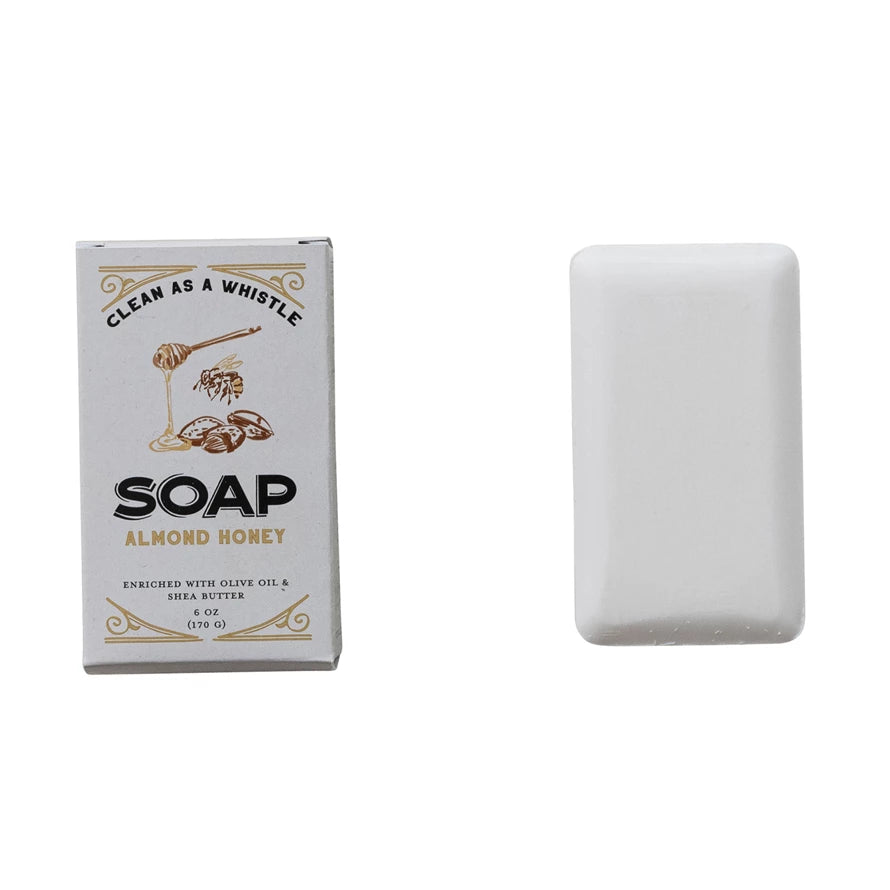 Almond Honey Scented Triple Milled Bar Soap