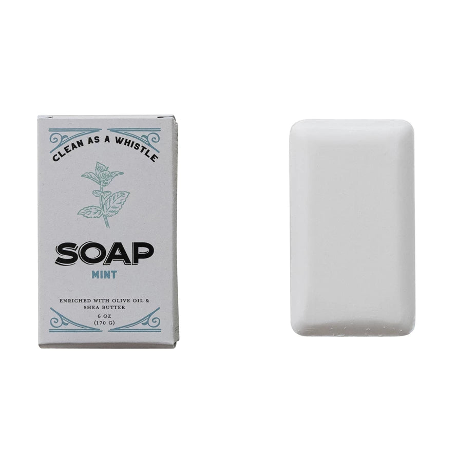 Mint Scented Triple Milled Bar Soap