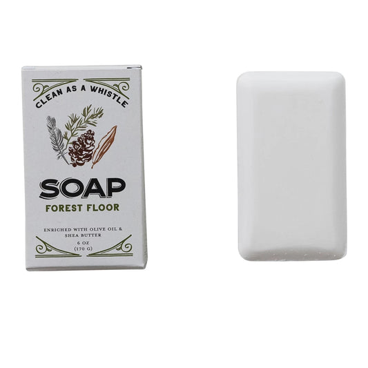 Forest Floor Scented Olive Oil & Shea Butter Milled Bar Soap
