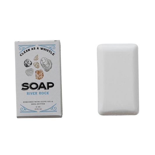 River Rock Scented Olive Oil & Shea Butter Milled Bar Soap