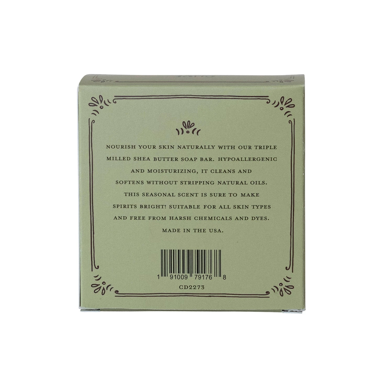 Olive Scented Olive Oil & Shea Butter Triple Milled Bar Soap