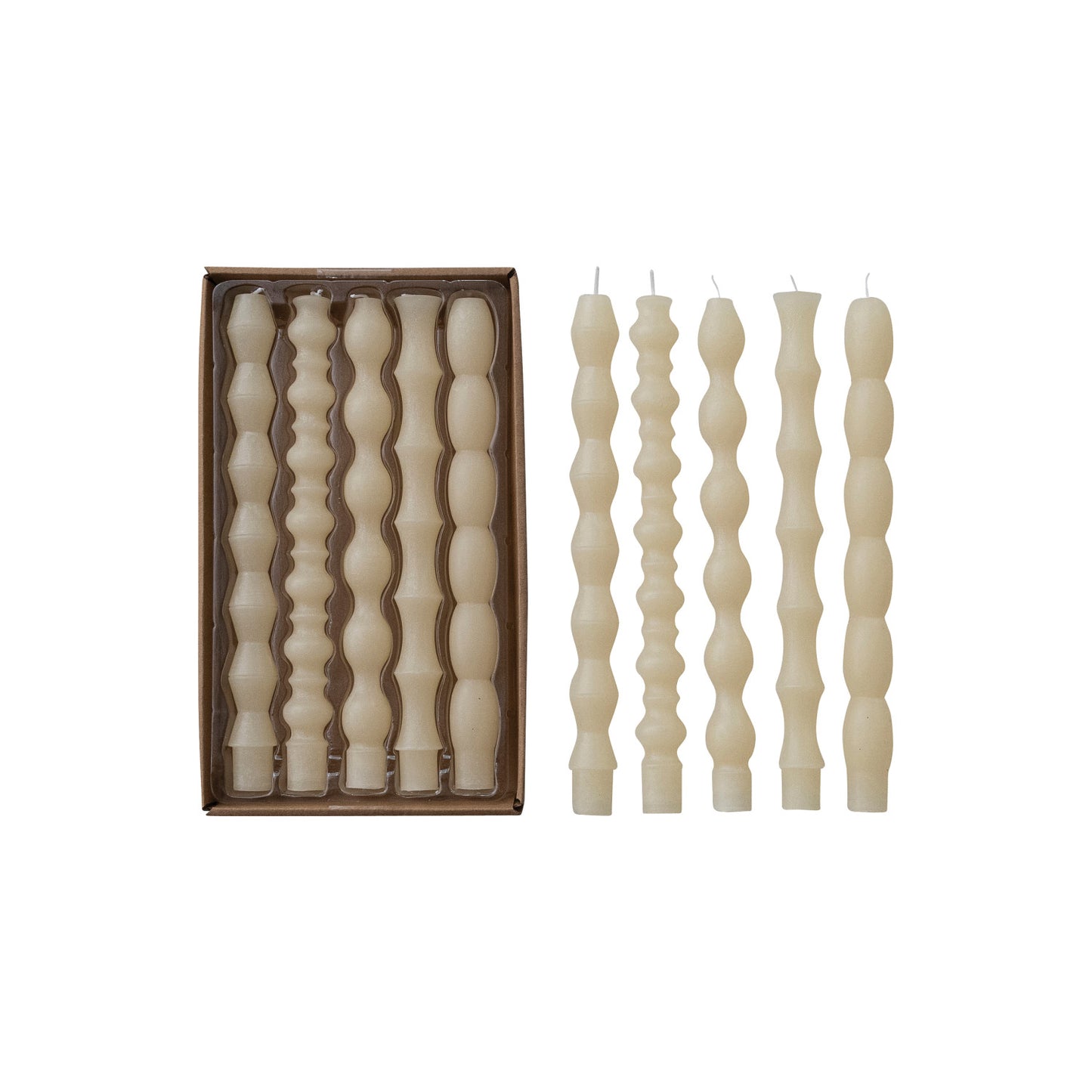 Unscented Taper Candles in Box